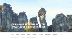 Desktop Screenshot of holzhausen-externsteine.de