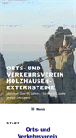 Mobile Screenshot of holzhausen-externsteine.de